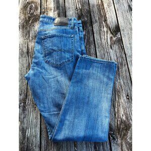Lucky brand men’s 110 skinny blue jeans, size 36/30
